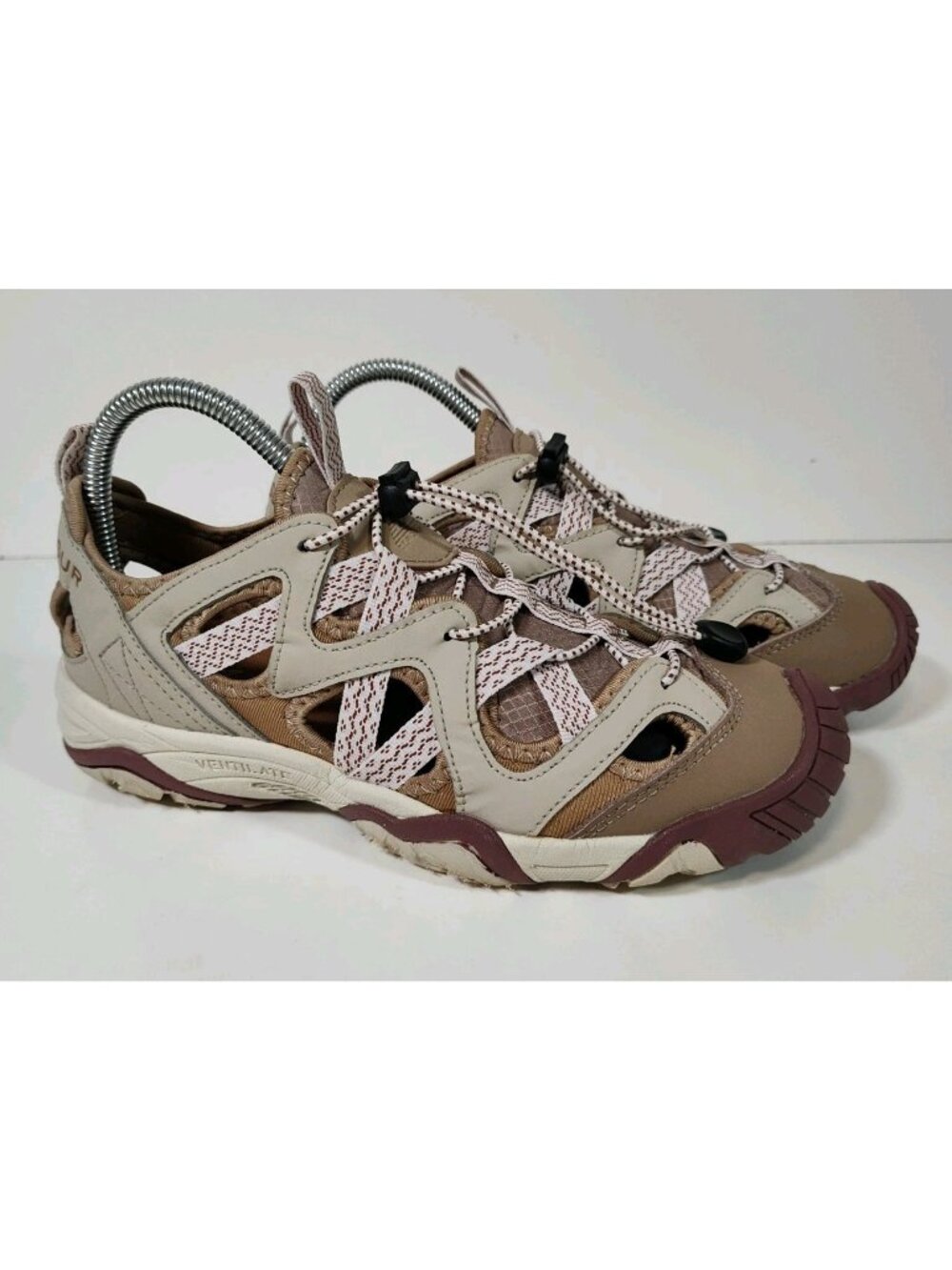 Zeroxposur Umpqua River Sandals Women's 7 M Natural Tan Brown ZXF900020